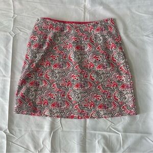 Boden Paisley Lined Skirt With Pockets 10R